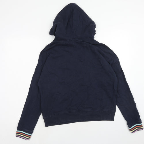 NEXT Womens Blue Cotton Pullover Hoodie Size M Pullover - Shooting Stars