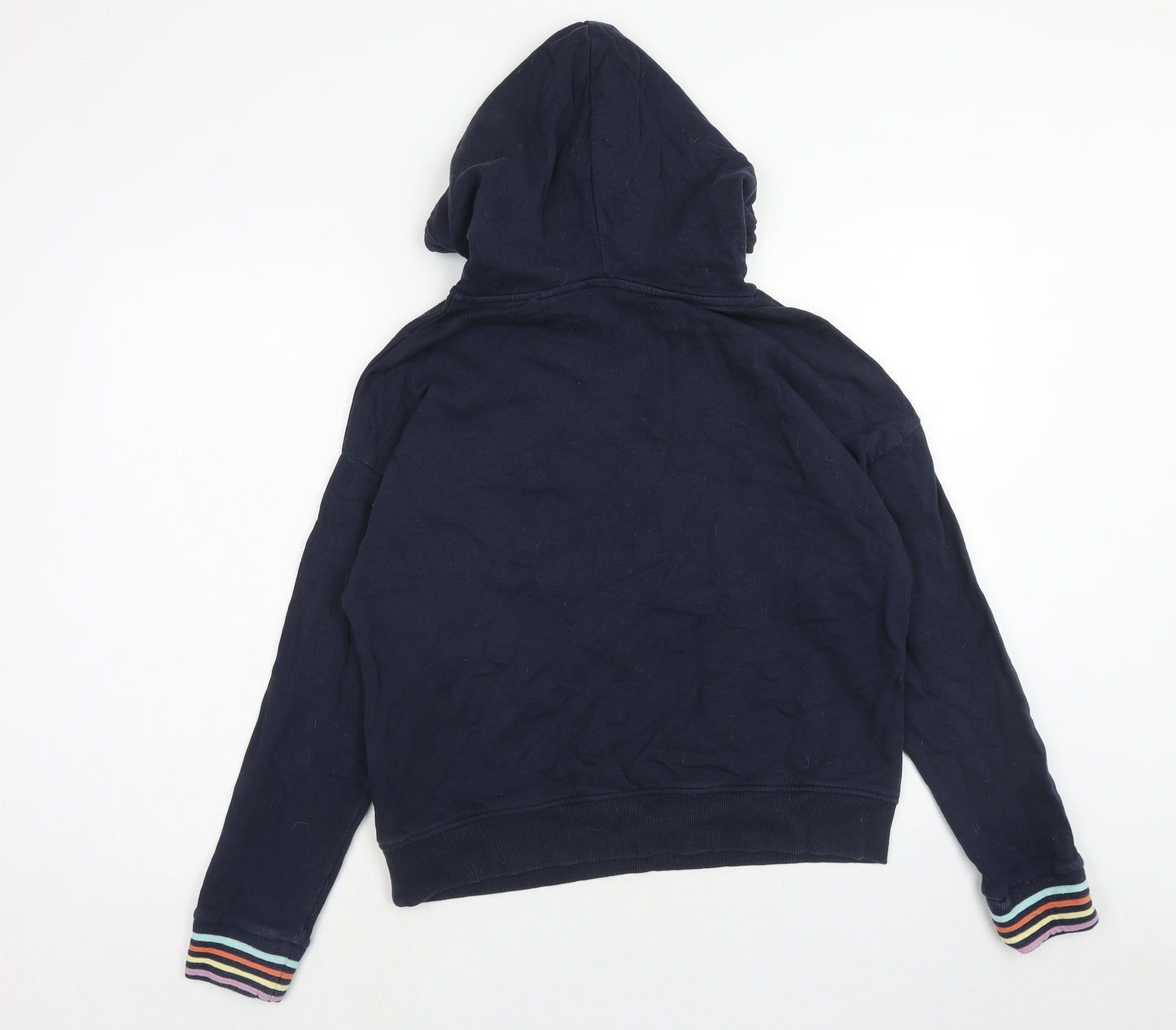 NEXT Womens Blue Cotton Pullover Hoodie Size M Pullover - Shooting Stars