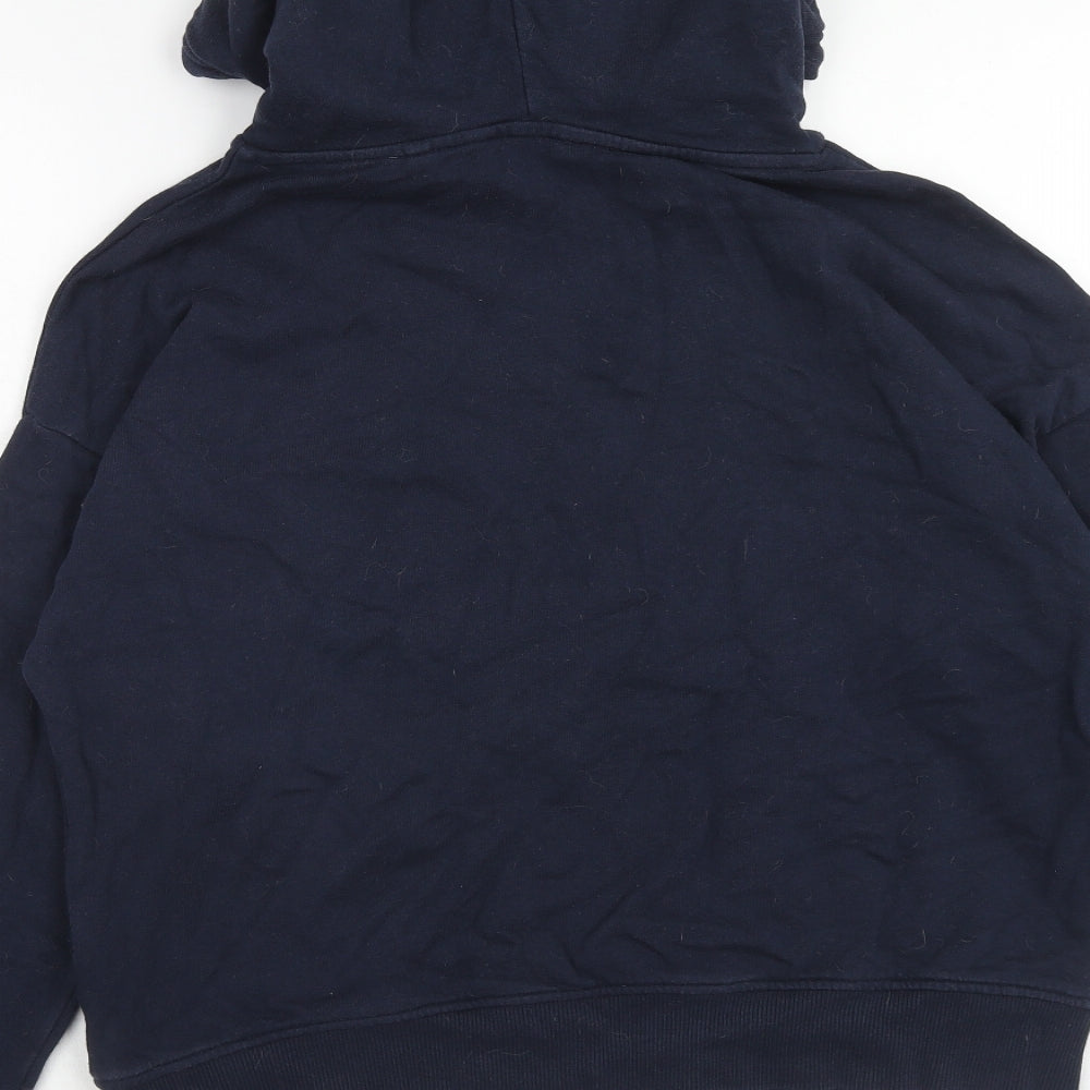 NEXT Womens Blue Cotton Pullover Hoodie Size M Pullover - Shooting Stars