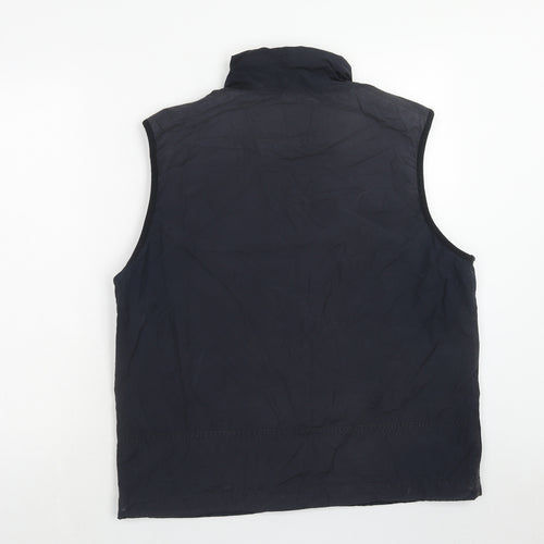 Marks and Spencer Mens Blue Gilet Waistcoat Size M Zip