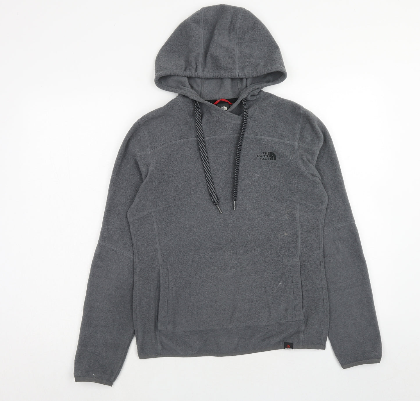 The North Face Womens Grey Polyester Pullover Hoodie Size S Pullover