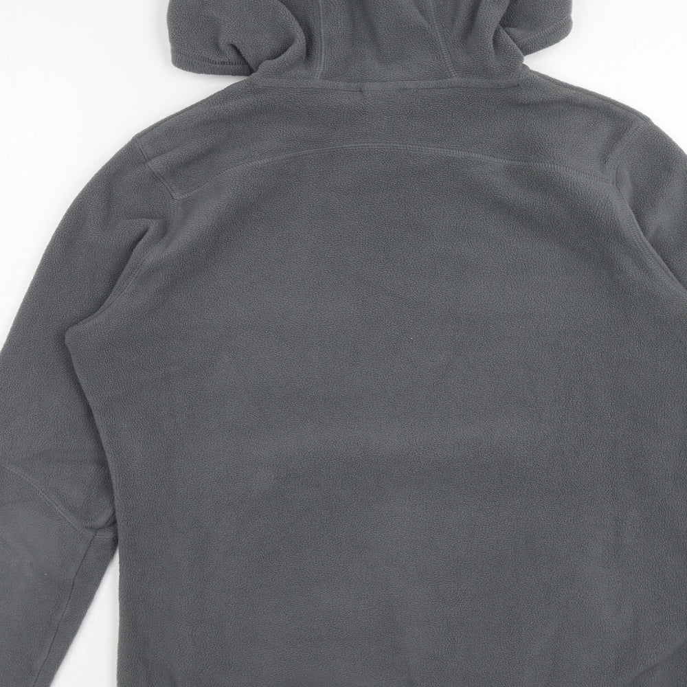 The North Face Womens Grey Polyester Pullover Hoodie Size S Pullover