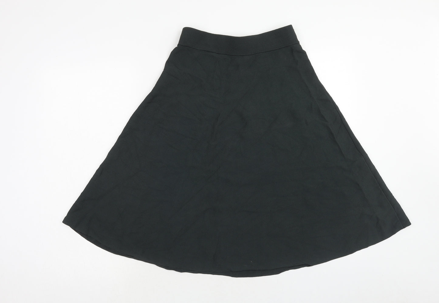 H&M Womens Green Viscose Swing Skirt Size S