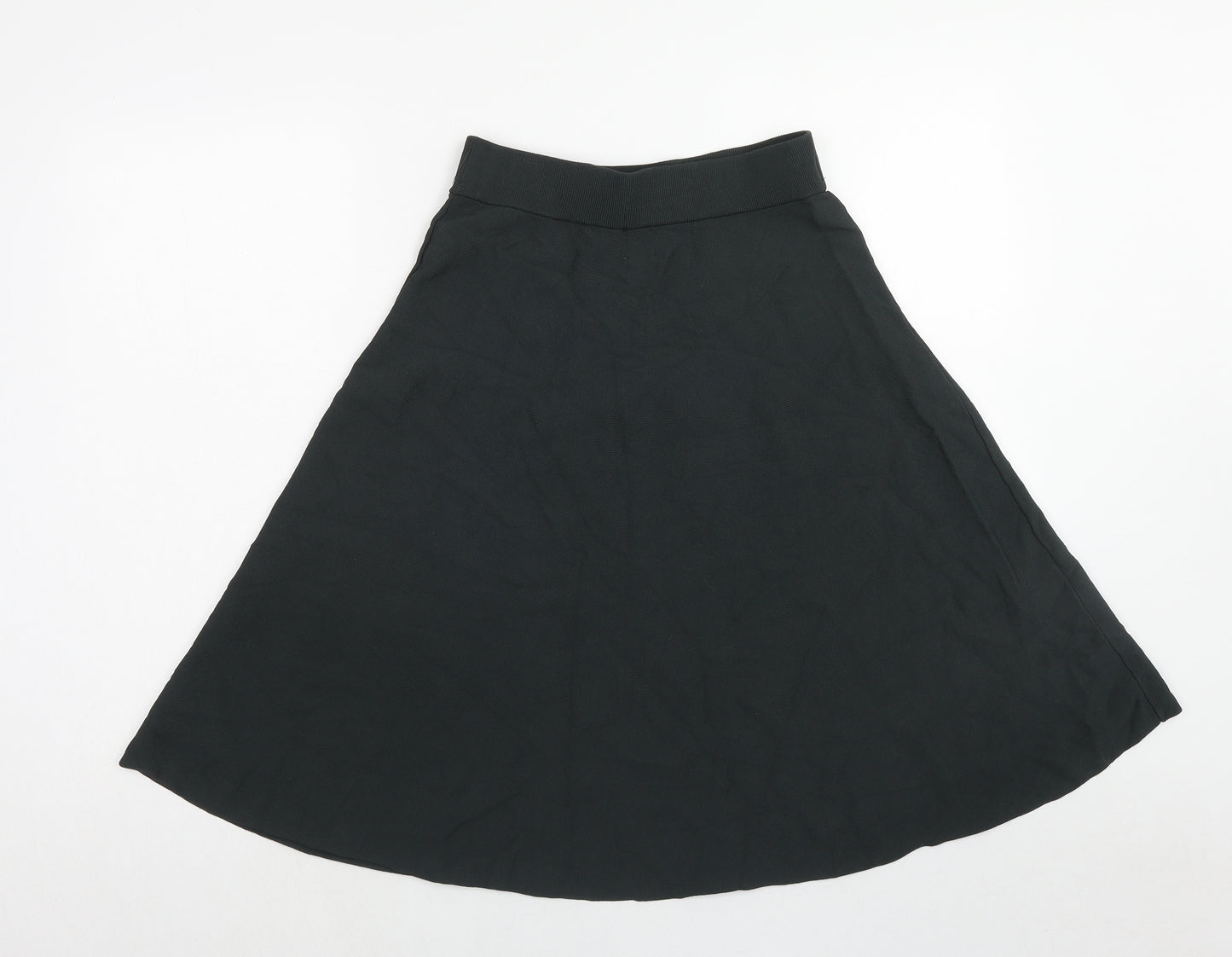 H&M Womens Green Viscose Swing Skirt Size S