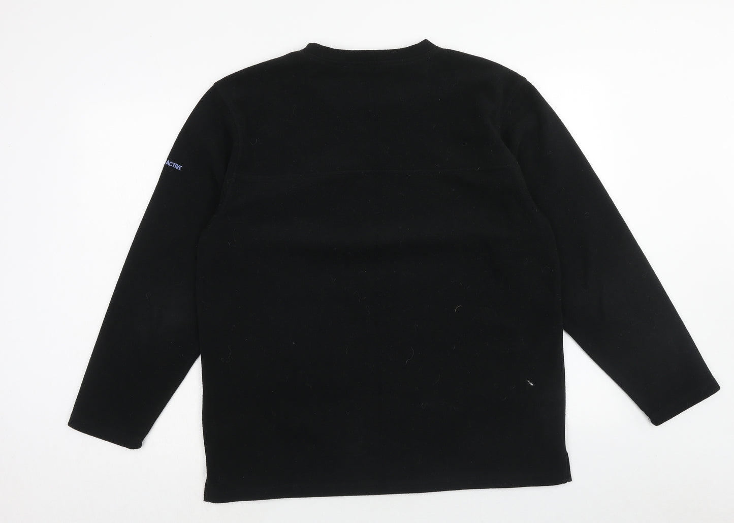 CS Active Mens Black Polyester Pullover Sweatshirt Size M