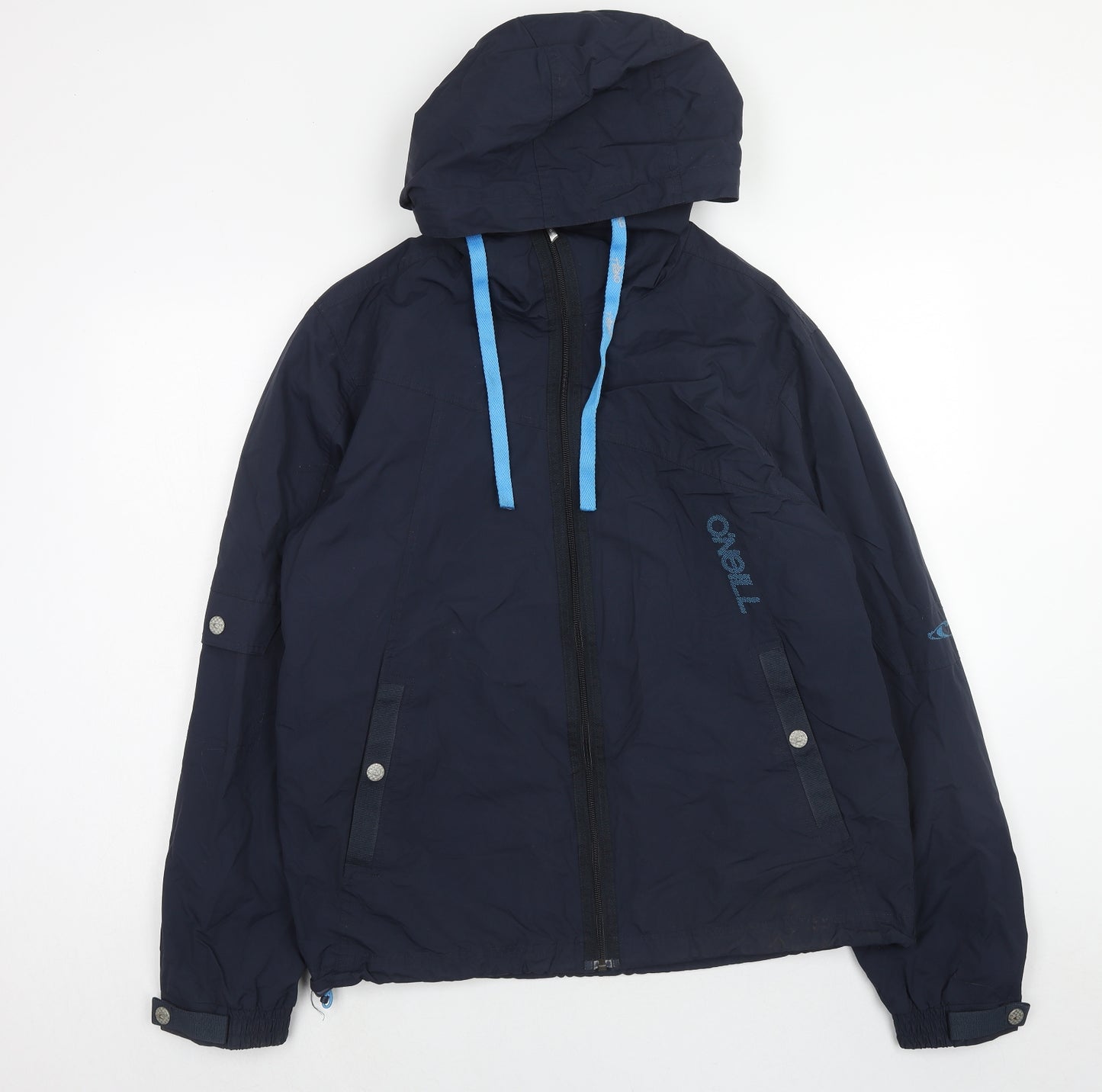 Oneill Mens Blue Anorak Coat Size XL Zip