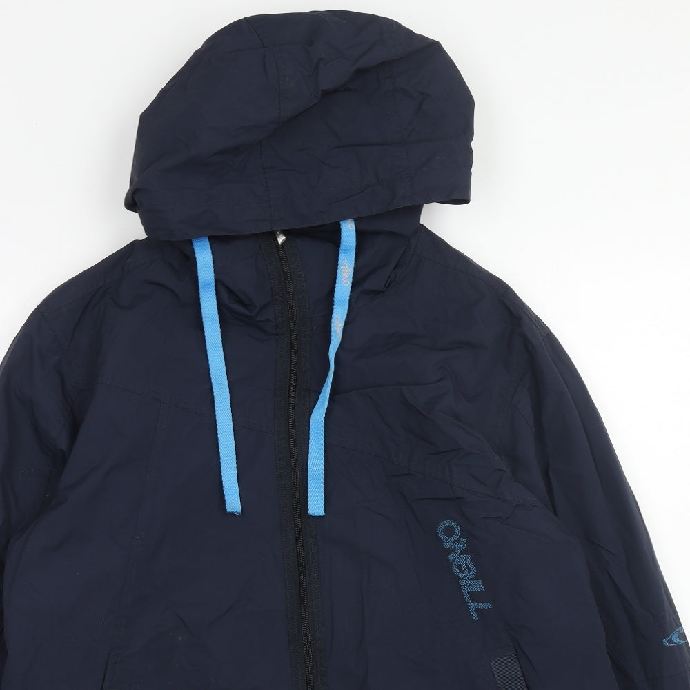 Oneill Mens Blue Anorak Coat Size XL Zip