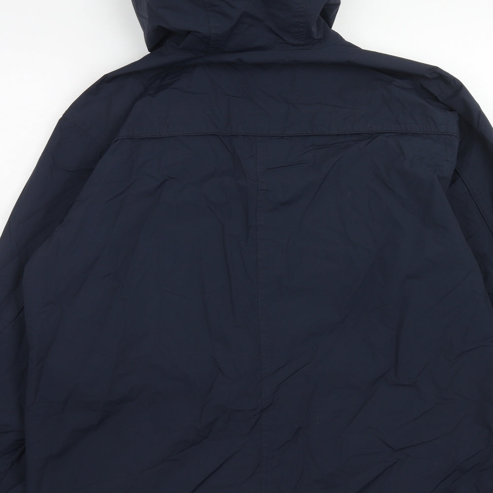 Oneill Mens Blue Anorak Coat Size XL Zip