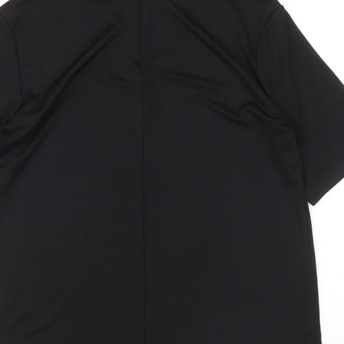 H&M Womens Black Polyester Basic Blouse Size XS Round Neck