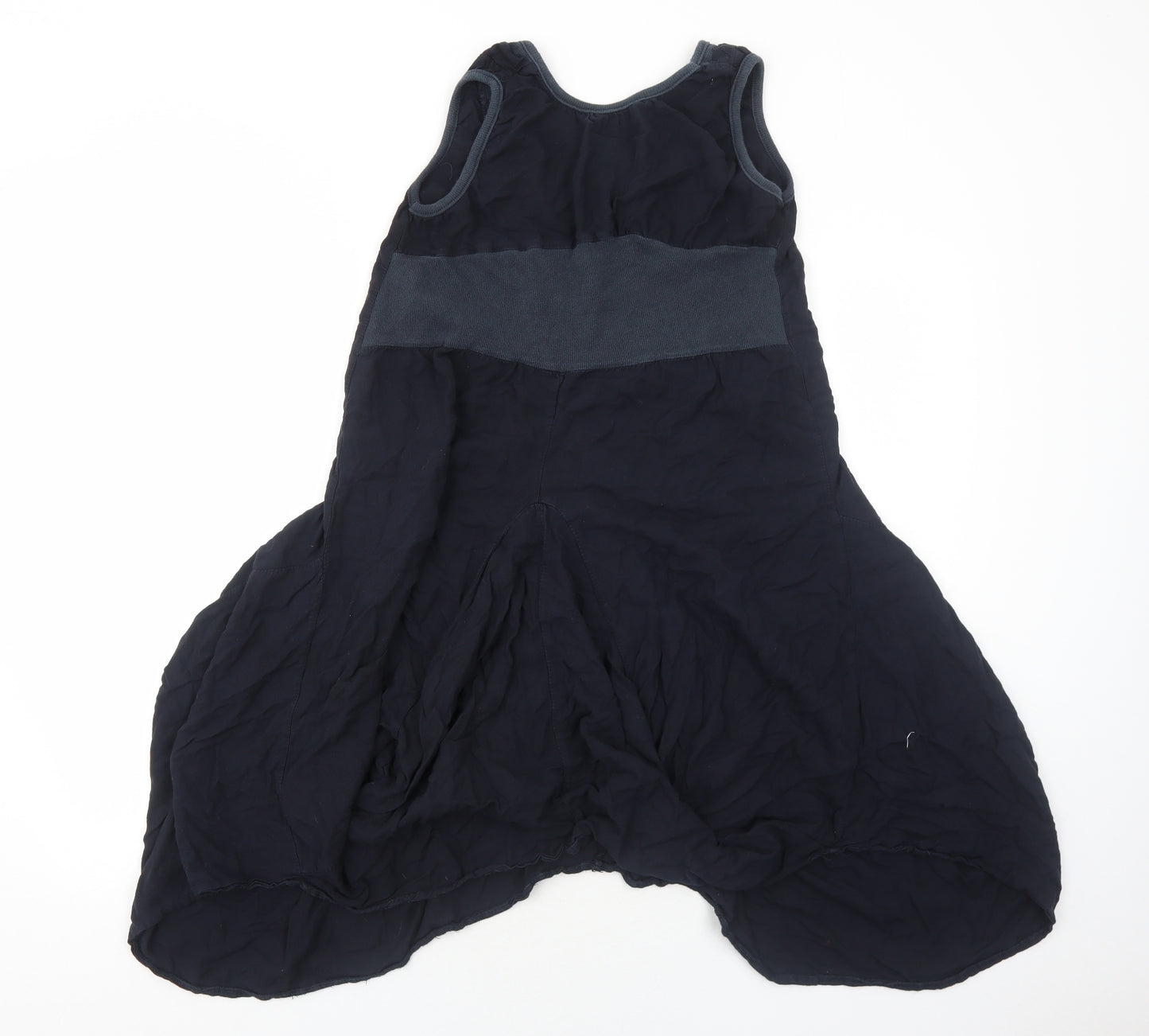 Preworn Womens Black Viscose Trapeze & Swing Size M Round Neck Pullover