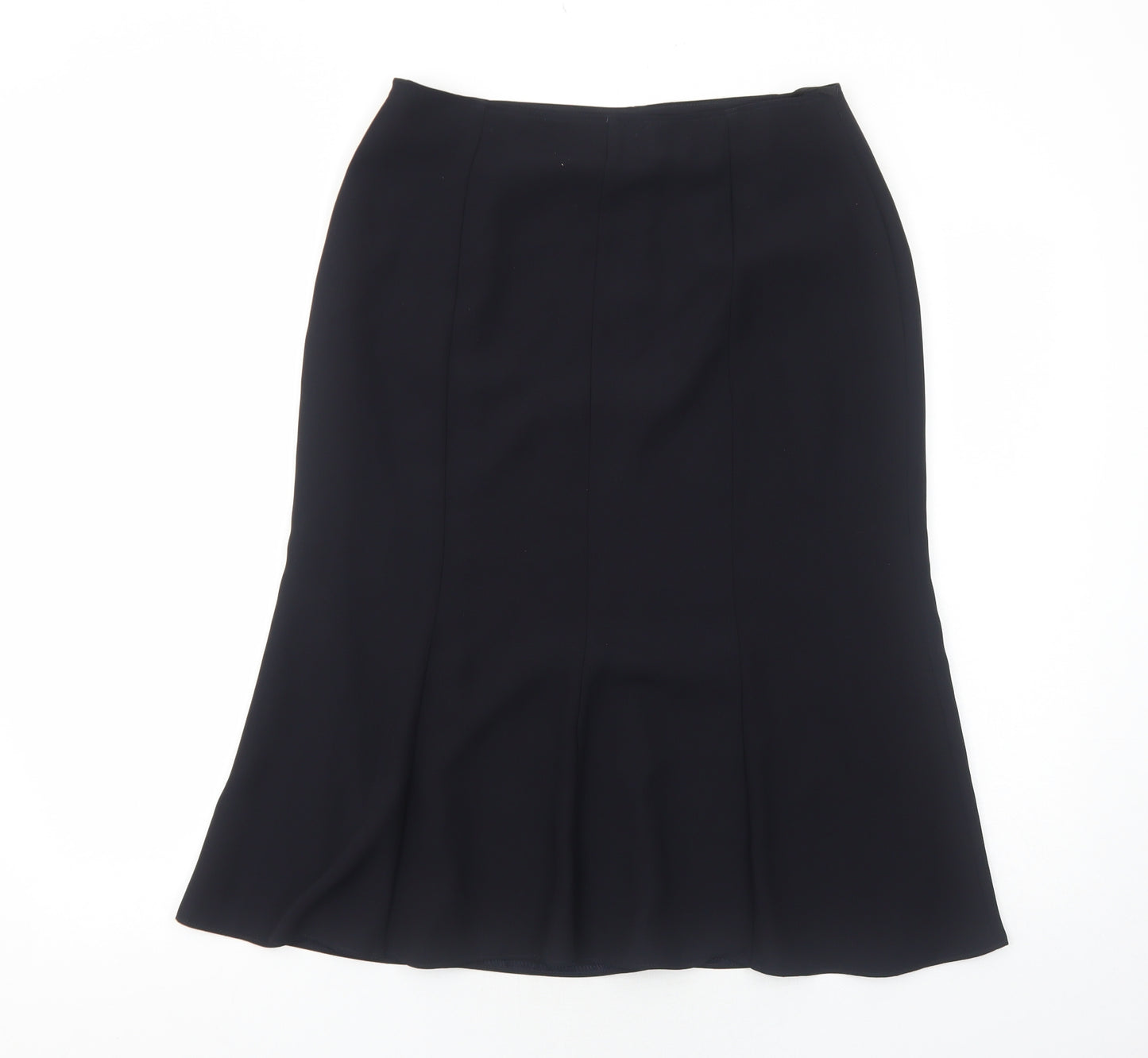 Blanchelle Womens Blue Polyester Swing Skirt Size 12 Zip