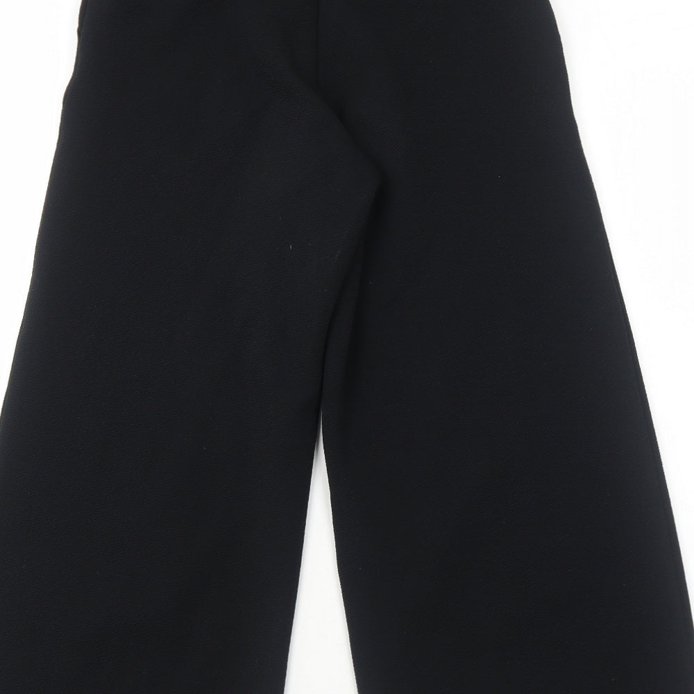 Primark Womens Black Polyester Trousers Size 6 Regular