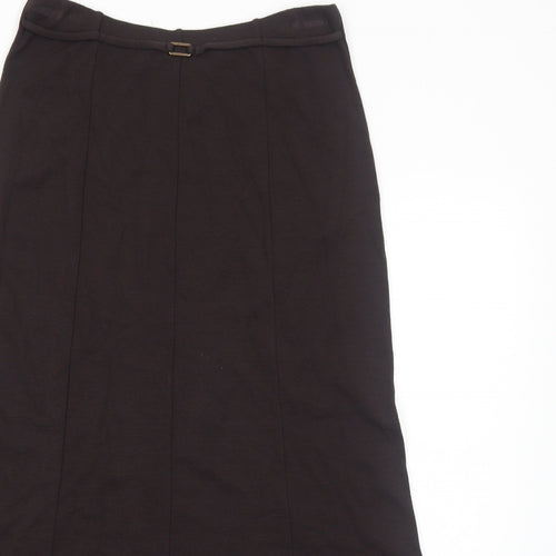 Bonmarché Womens Brown Viscose Swing Skirt Size 12