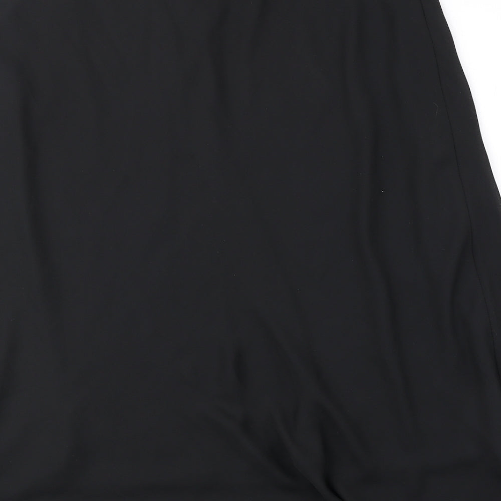 Bonmarché Womens Black Polyester A-Line Skirt Size 22