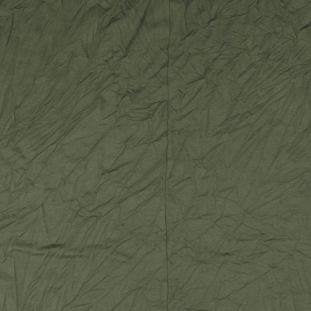 Marks and Spencer Womens Green Viscose A-Line Skirt Size 12