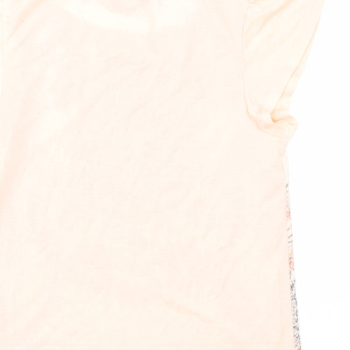 Dorothy Perkins Womens Pink Geometric Polyester Basic Tank Size 14 Round Neck