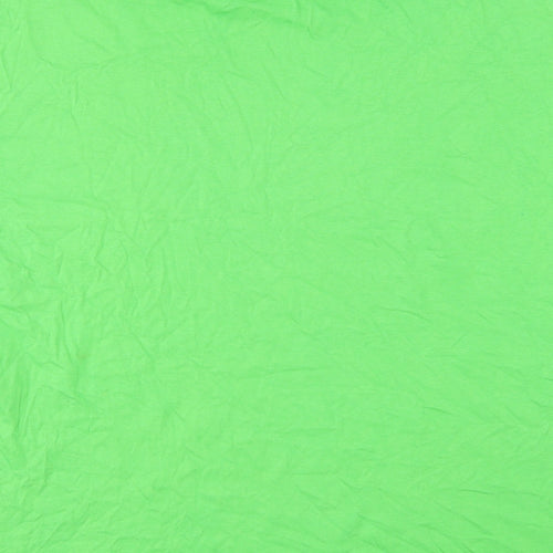 Daisy Street Womens Green Cotton Basic T-Shirt Size 16 Round Neck - Groovy Chick