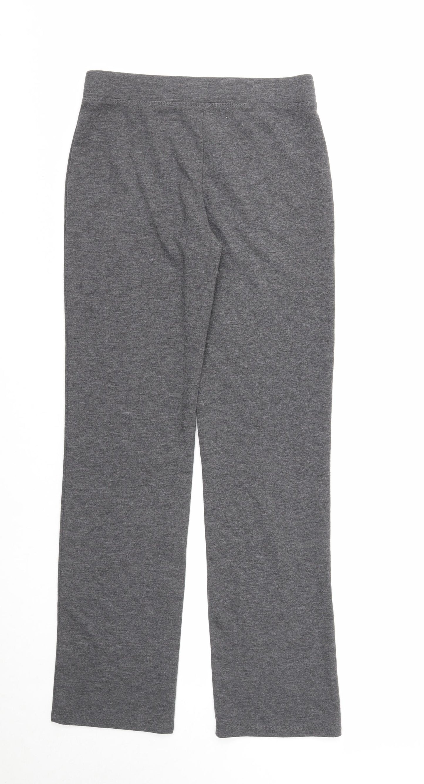 George Girls Grey Polyester Jogger Trousers Size 11-12 Years Regular Pullover