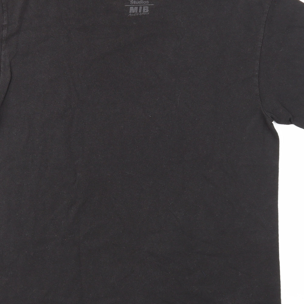 Universal Studios Mens Black Cotton T-Shirt Size M Round Neck