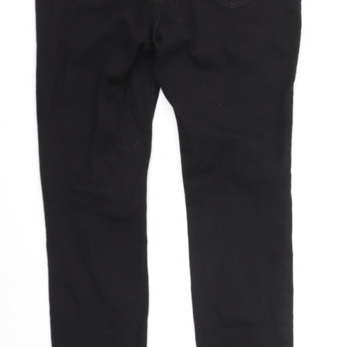 Gap Womens Black Cotton Skinny Jeans Size 30 in Regular Zip
