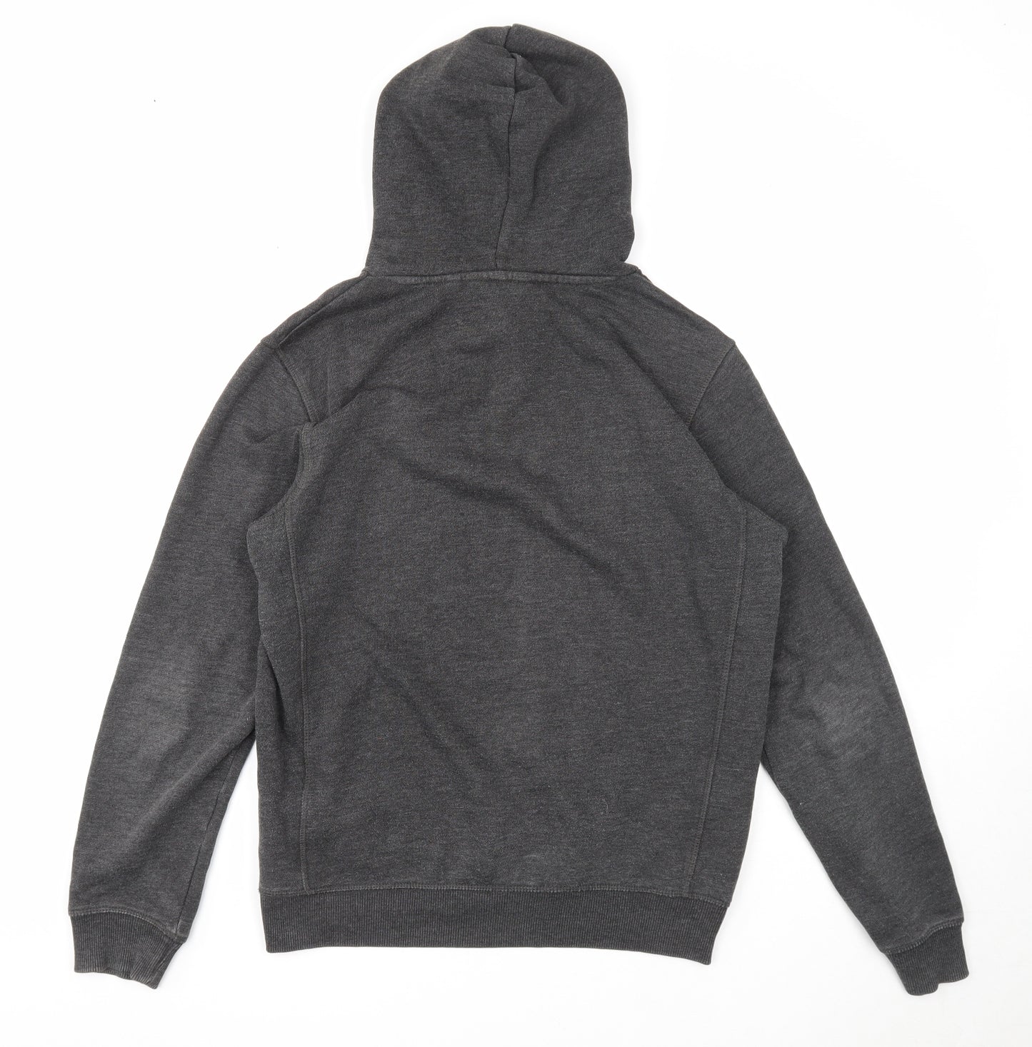 NEXT Mens Grey Cotton Pullover Hoodie Size S