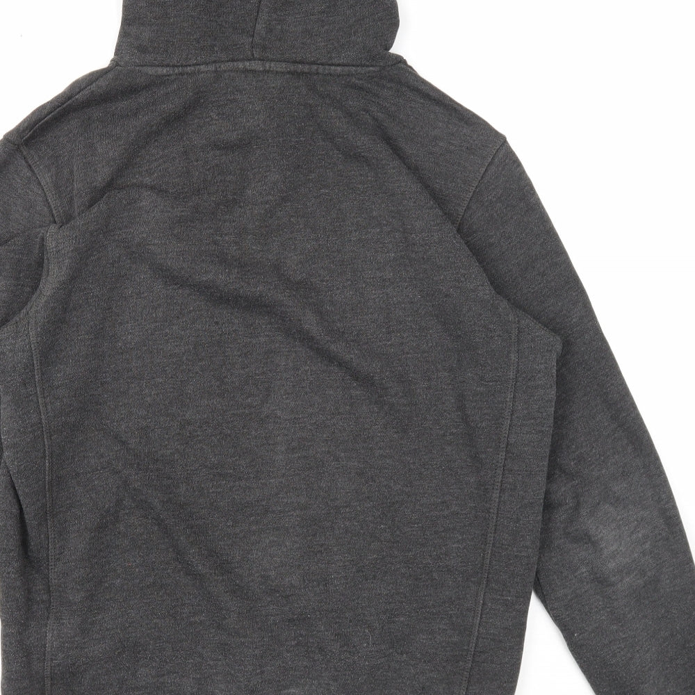 NEXT Mens Grey Cotton Pullover Hoodie Size S