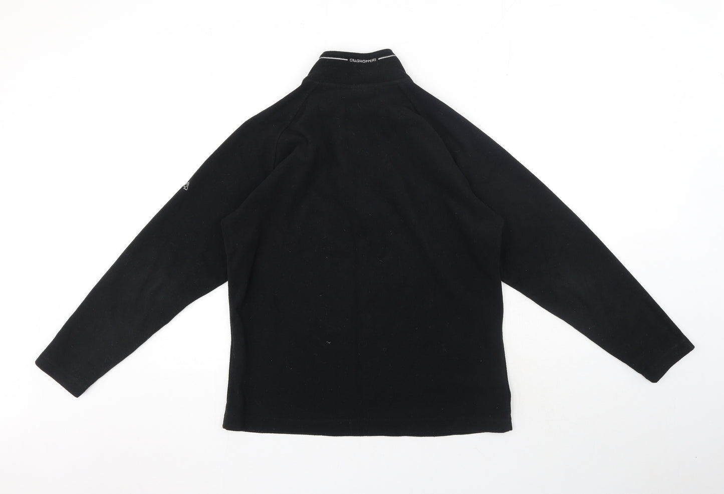 Craghoppers Womens Black Polyester Pullover Sweatshirt Size 12 Zip