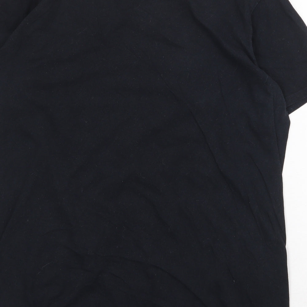 Bolongaro Trevor Mens Black Cotton T-Shirt Size L Round Neck