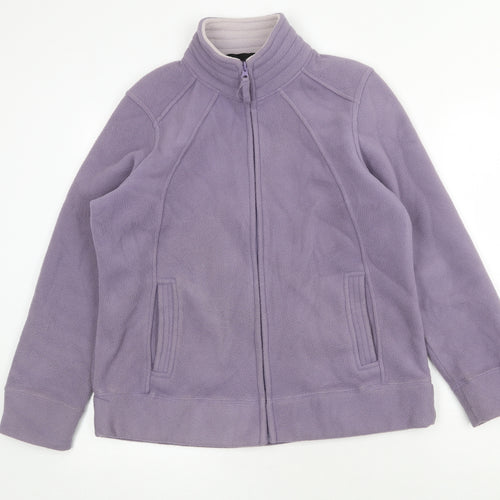 Bonmarché Womens Purple Jacket Size S Zip