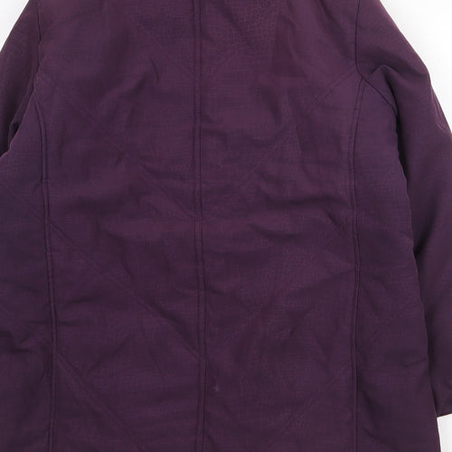 EWM Womens Purple Jacket Size 14 Zip
