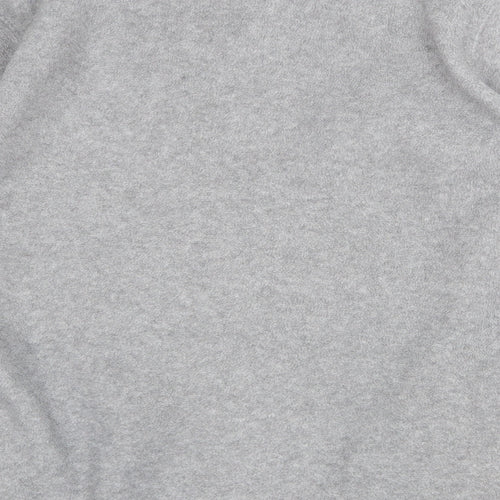 Papaya Womens Grey Polyester Pullover Sweatshirt Size 14 Zip