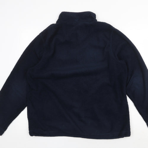 Regatta Womens Blue Polyester Pullover Sweatshirt Size 18 Button - Henley
