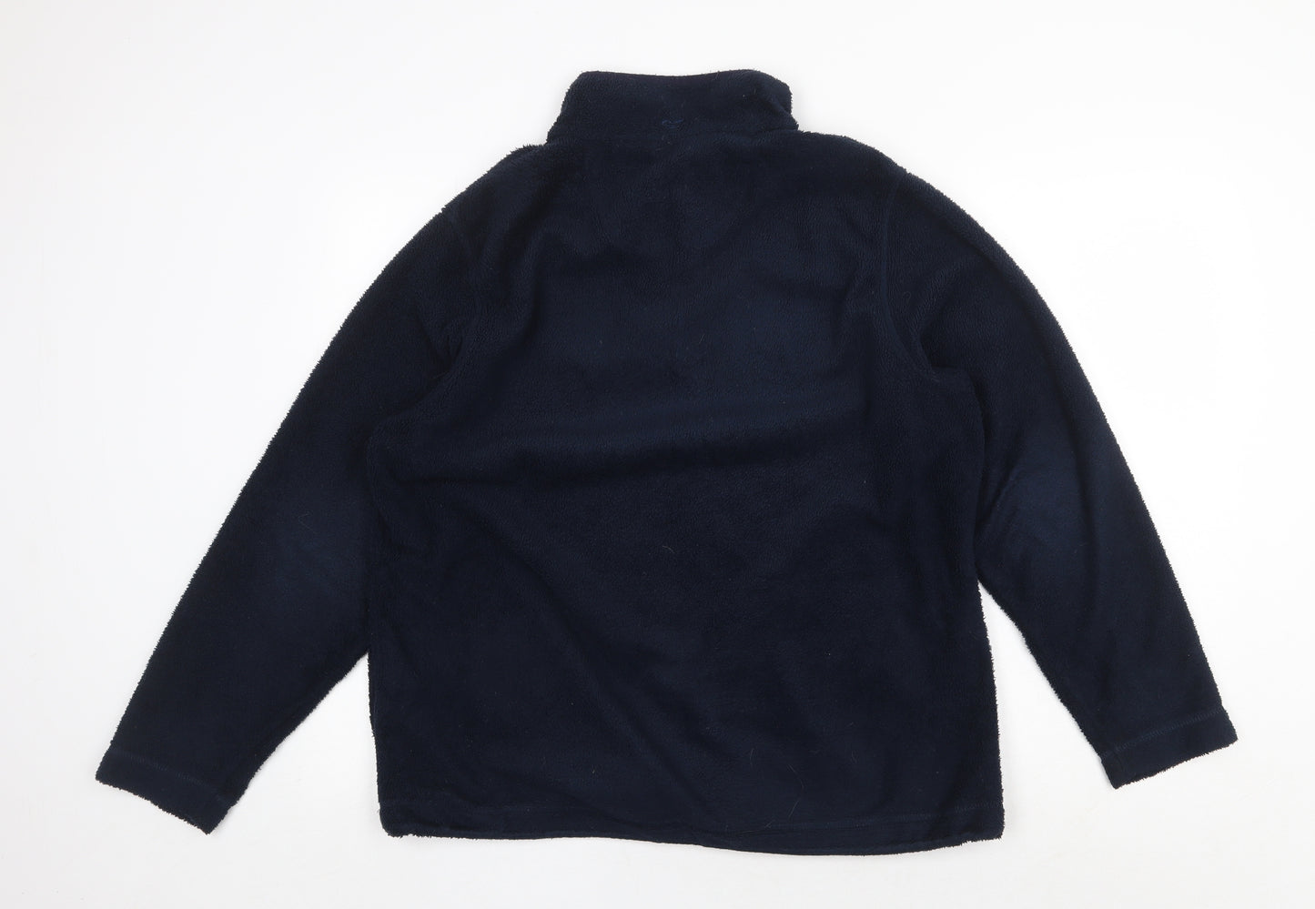 Regatta Womens Blue Polyester Pullover Sweatshirt Size 18 Button - Henley