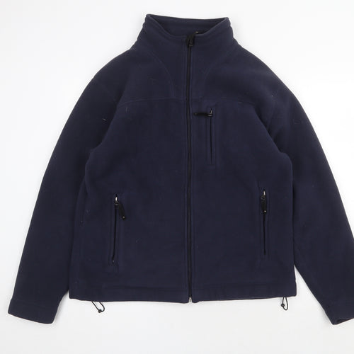 S Active Mens Blue Jacket Size M Zip