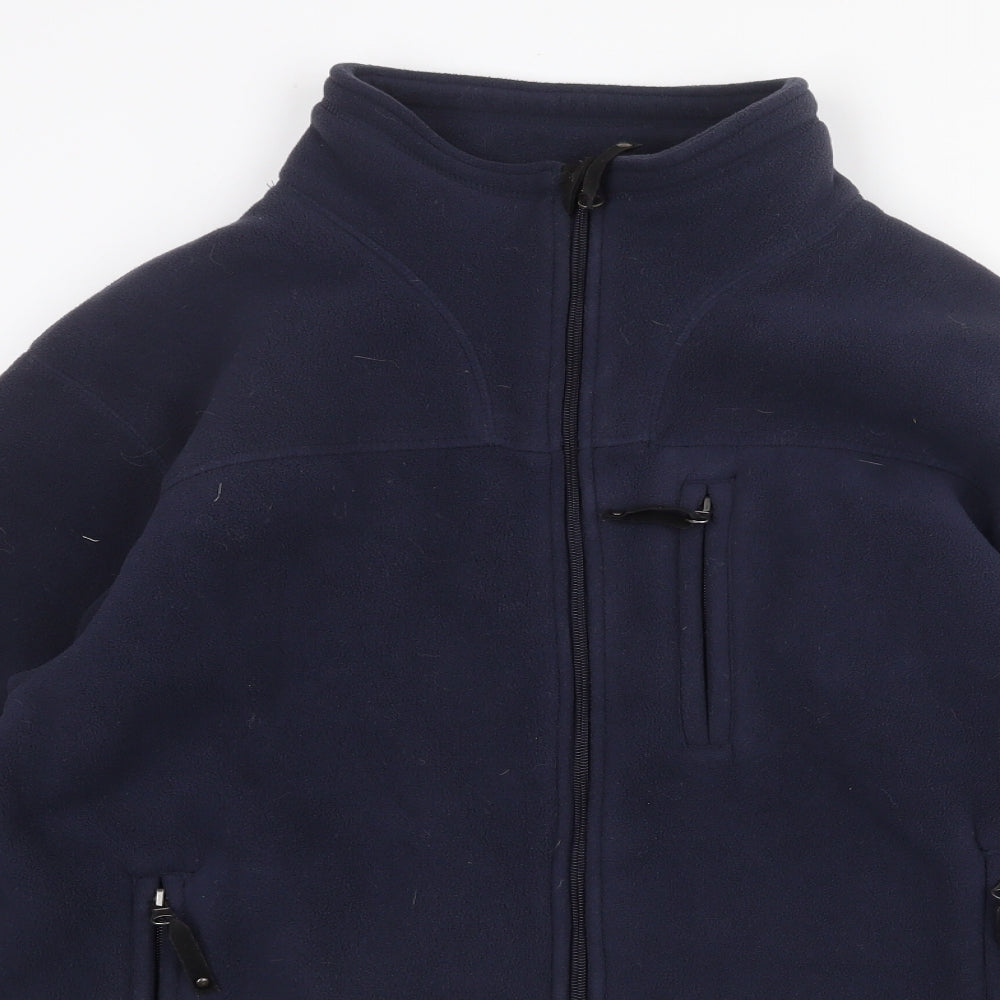 S Active Mens Blue Jacket Size M Zip