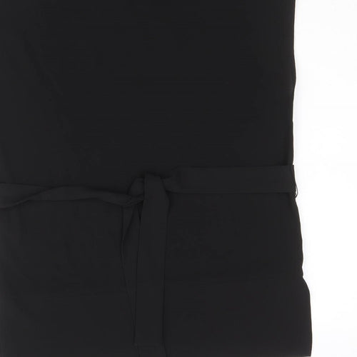 In Wear Womens Black Polyester Basic Tank Size 6 V-Neck