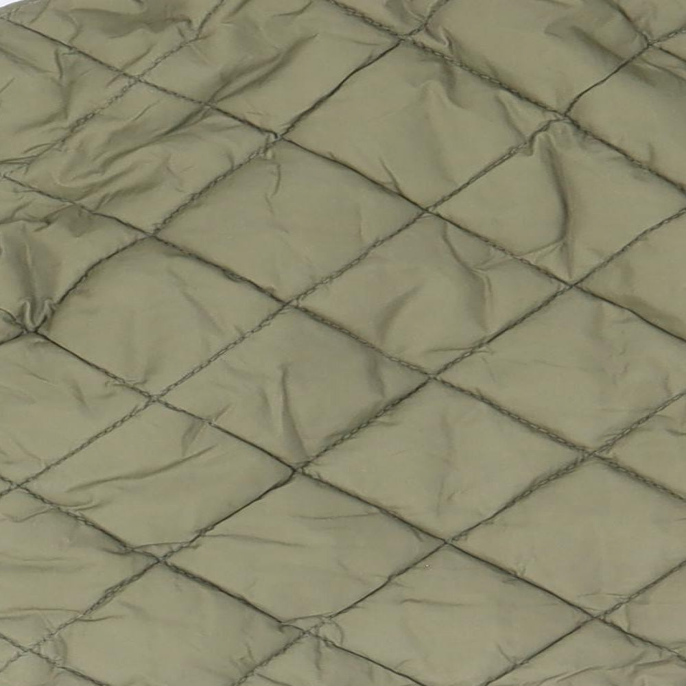 NEXT Boys Green Quilted Coat Size 9-12 Months Snap