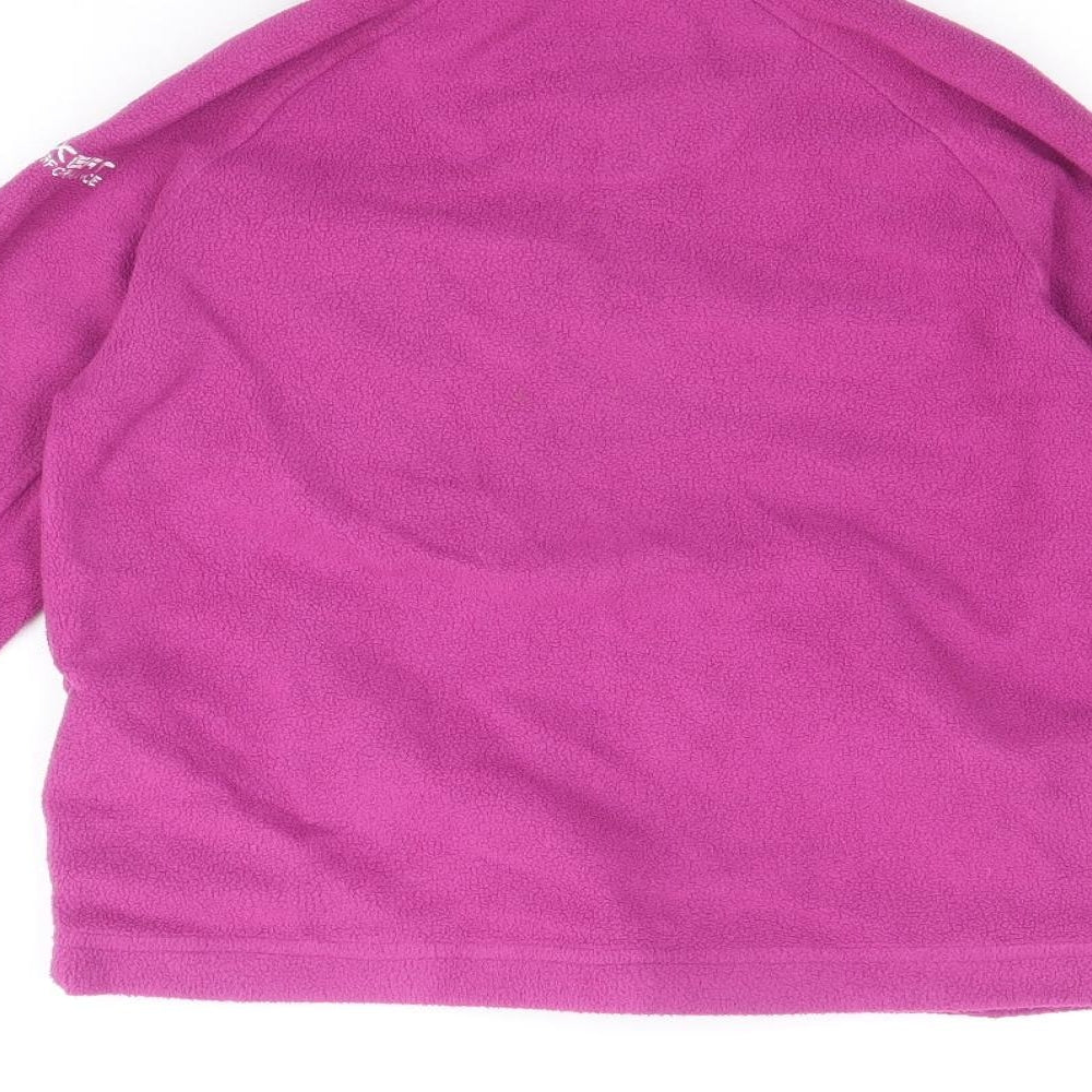 Regatta Girls Pink Jacket Size 5-6 Years Zip