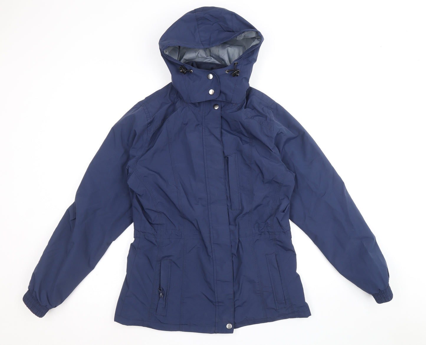 Crane Womens Blue Jacket Size 12 Zip