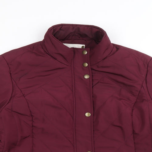 BHS Womens Purple Jacket Size 14 Zip
