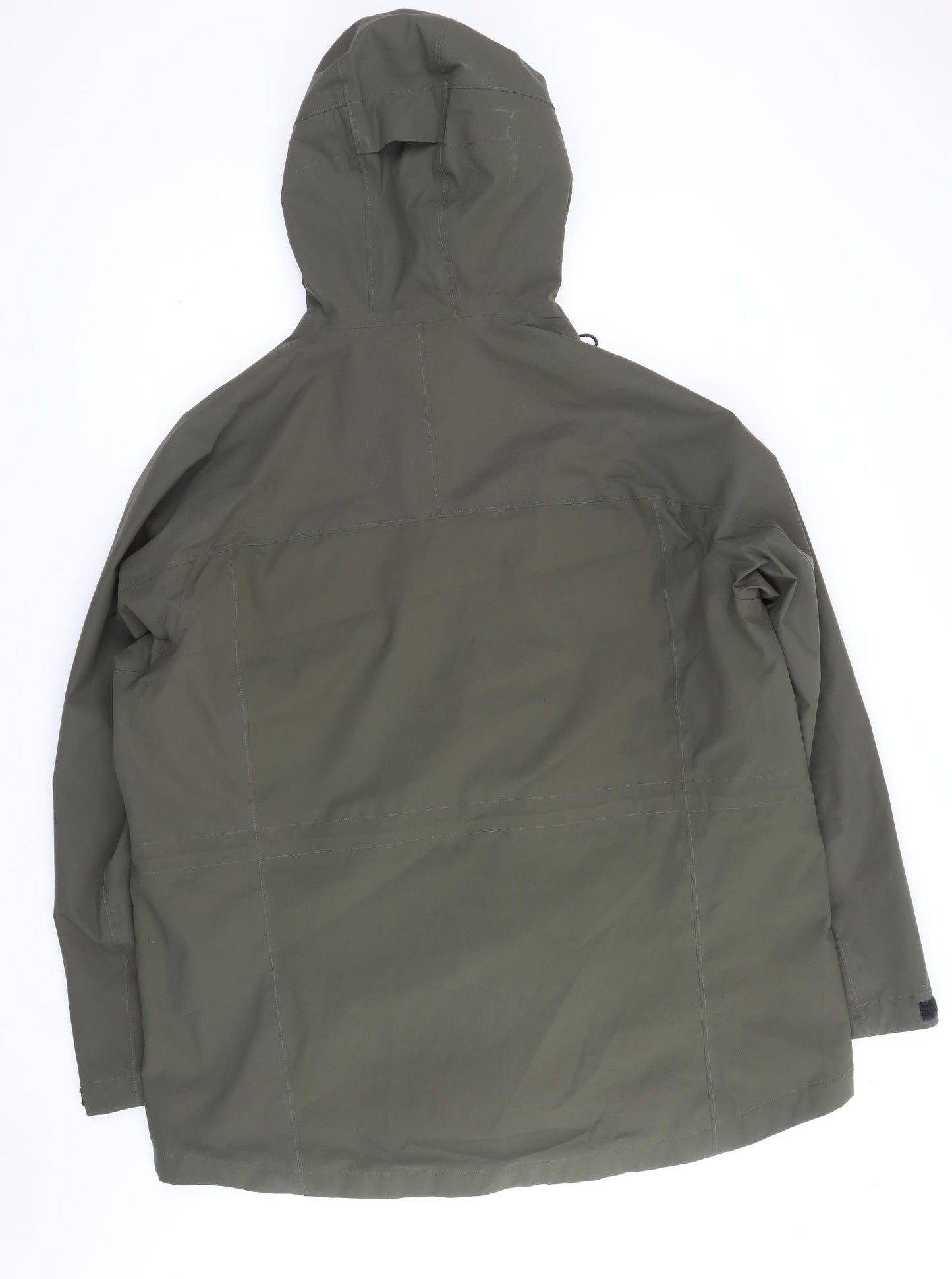 Marks and Spencer Mens Grey Rain Coat Coat Size 2XL Zip