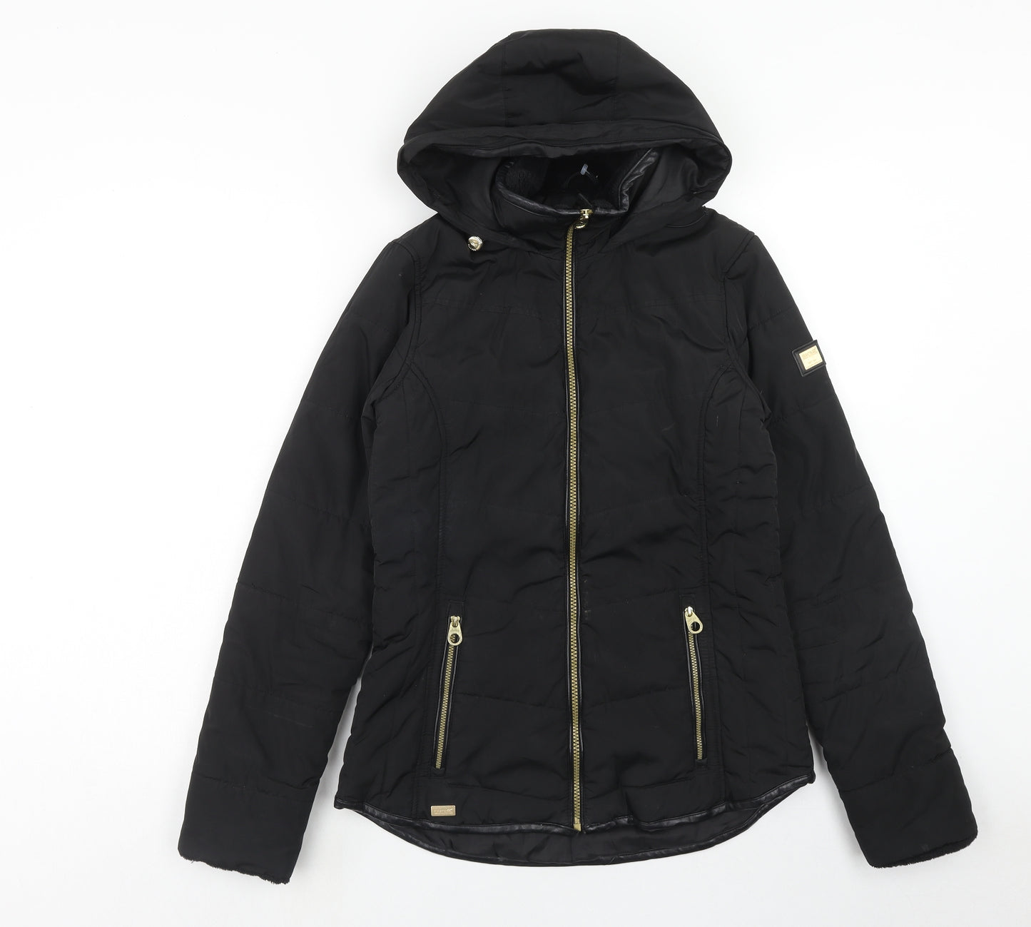 Regatta Womens Black Jacket Size 8 Zip