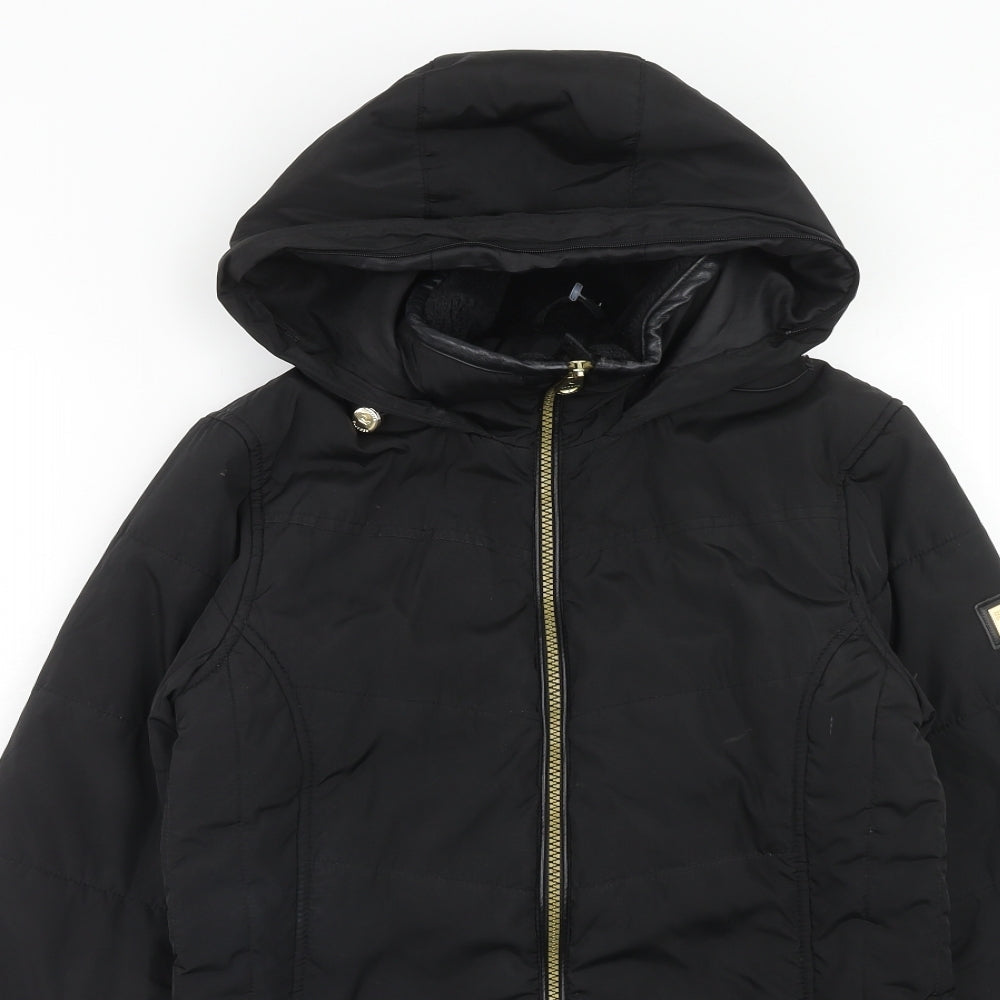 Regatta Womens Black Jacket Size 8 Zip