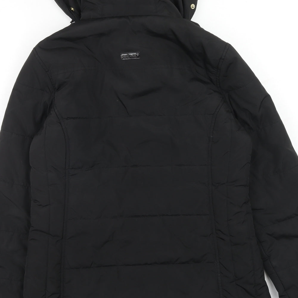 Regatta Womens Black Jacket Size 8 Zip