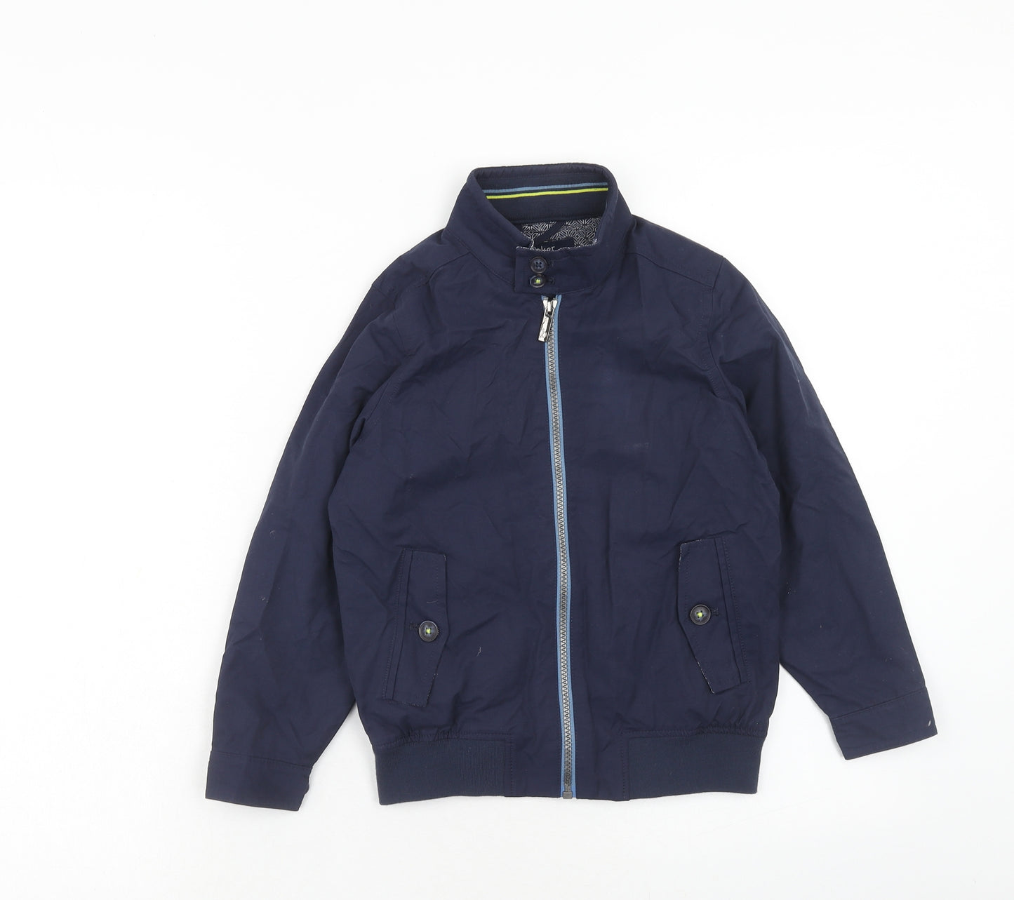 Ted Baker Boys Blue Jacket Size 7 Years Zip