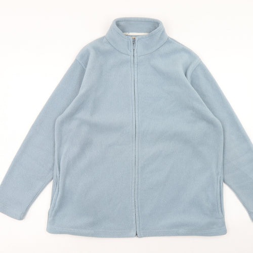 EWM Womens Blue Jacket Size M Zip - Size 14-16