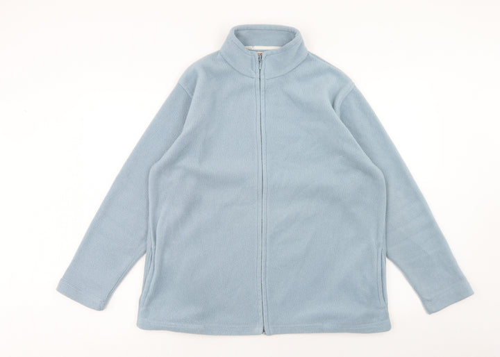 EWM Womens Blue Jacket Size M Zip - Size 14-16