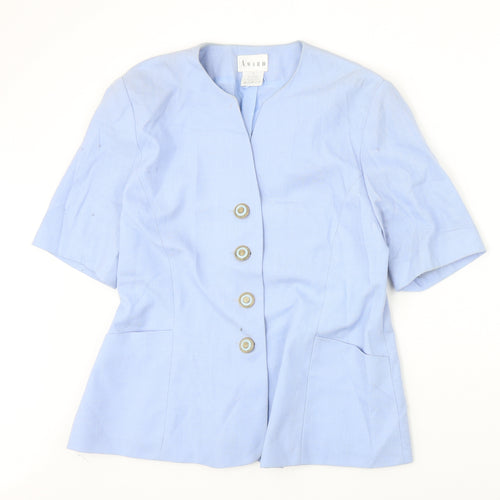 Award Womens Blue Viscose Jacket Blazer Size 18