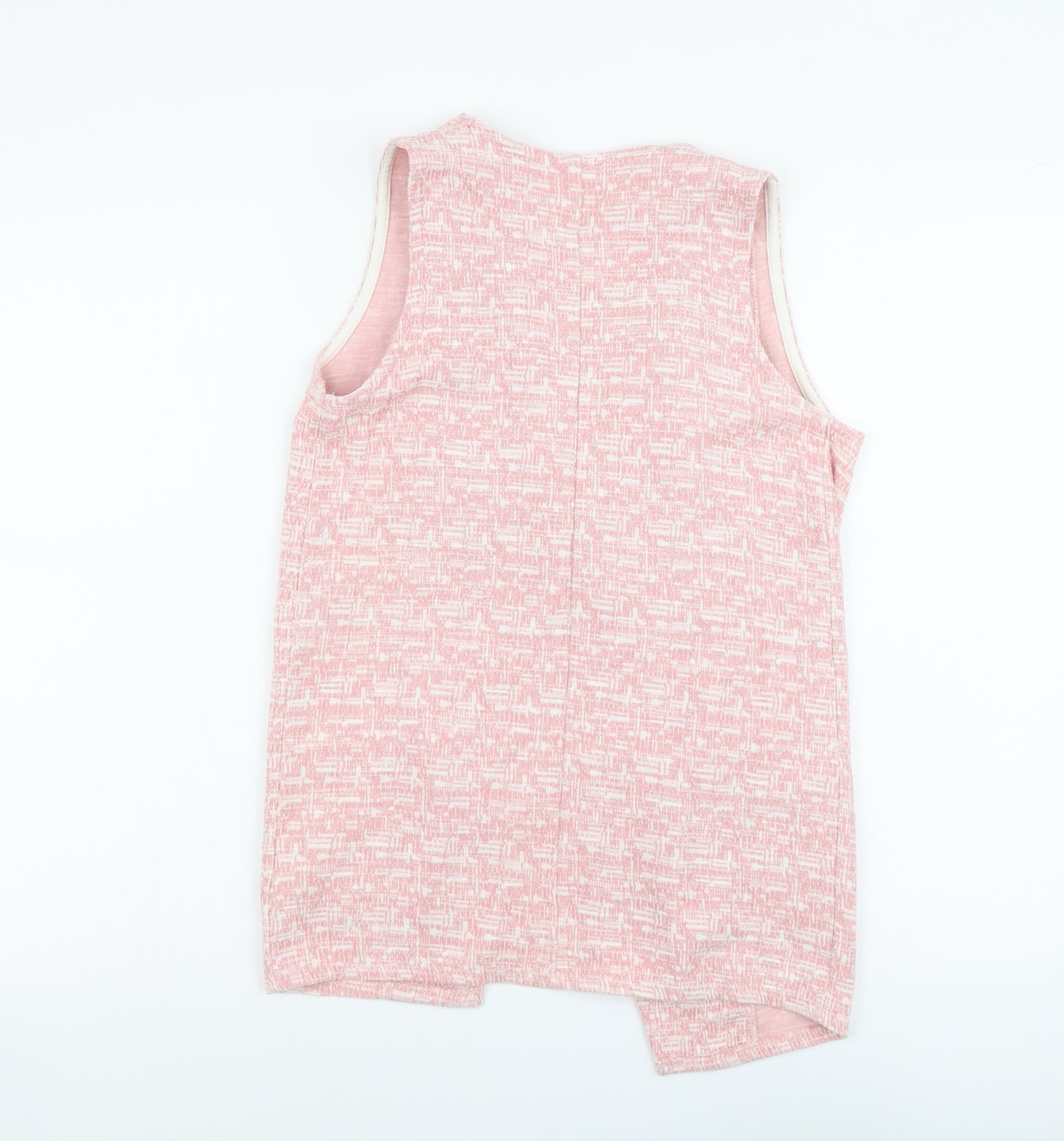 F&F Girls Pink Jacket Waistcoat Size 9-10 Years Hook & Eye