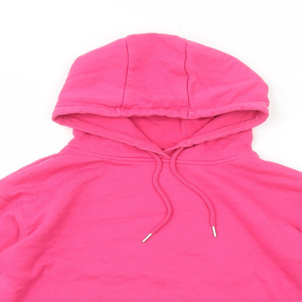 Primark Womens Pink Cotton Pullover Hoodie Size XS Pullover